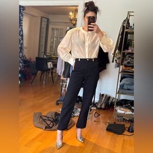 Vintage St. John Sport Straight Leg Pants | Gold Hardware | 90s Quiet Luxury |